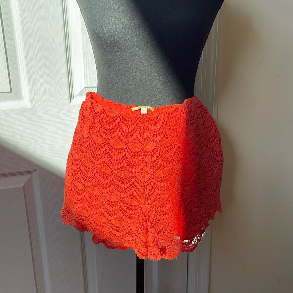Gianni bini crochet shorts